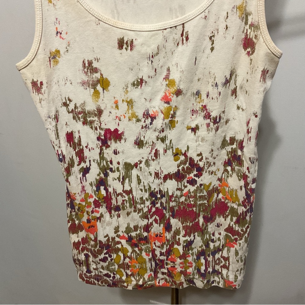Eddie Bauer Cream Tank Top Size S - Picture 4 of 4
